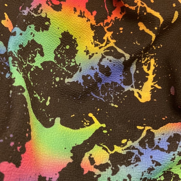 SHEIN EZwear Graffiti Paint Print Sweatpants Size 8. - Picture 4 of 4